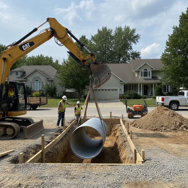 Driveway Culvert Installation